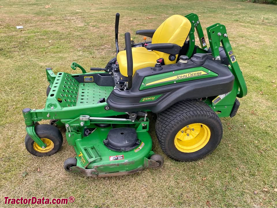 John Deere Z930M EFI zero-turn mower.
