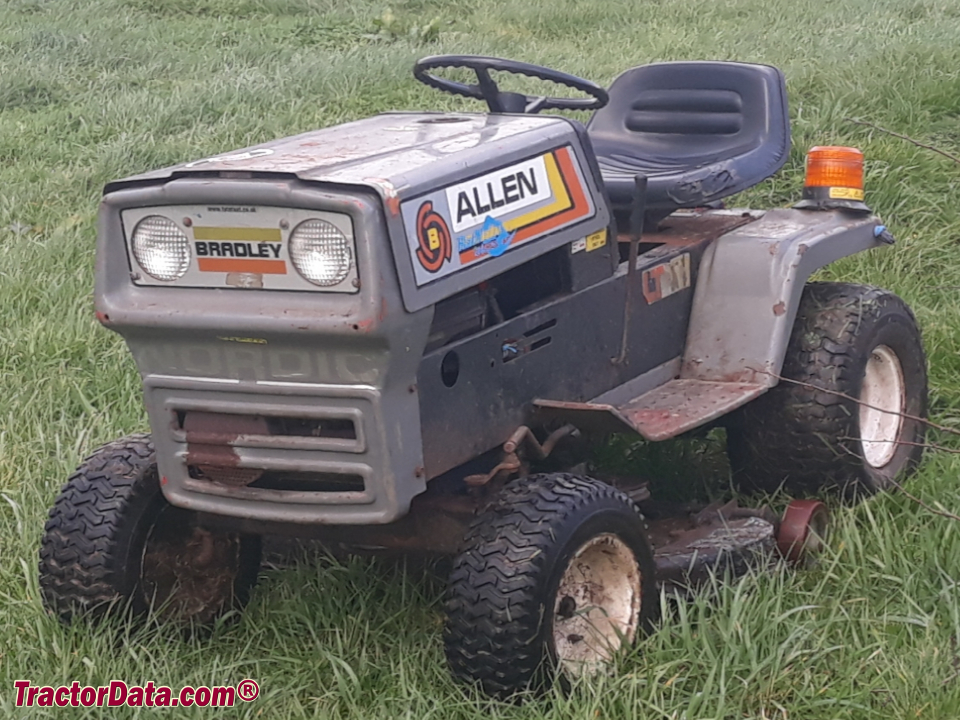 Bradley-branded Roper LE0211 lawn tractor.
