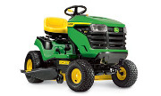 John Deere X107 tractor photo