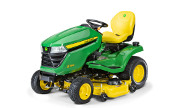 John Deere X380 tractor photo