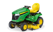 John Deere X390 tractor photo