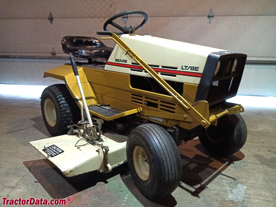 1974 Sears LT8/E with mower deck.