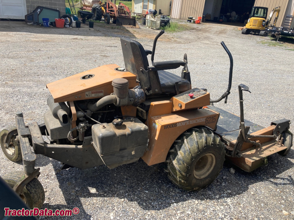 Woods Mow'n Machine 6215 front-mount mower.