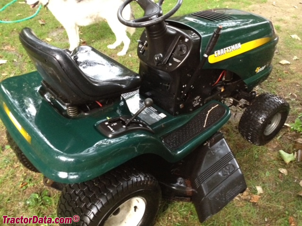 Craftsman lt1000 tractor data best sale