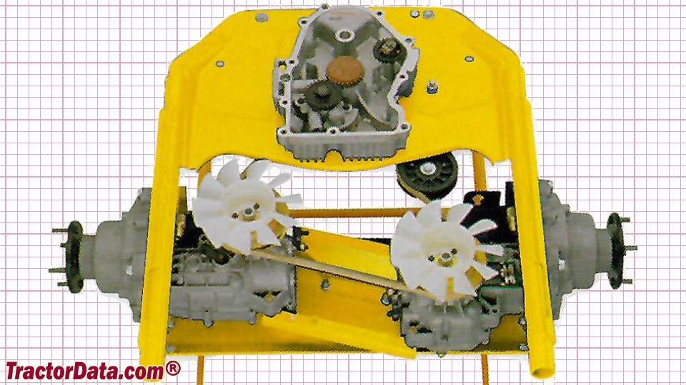 Cub Cadet Z42 transmission image