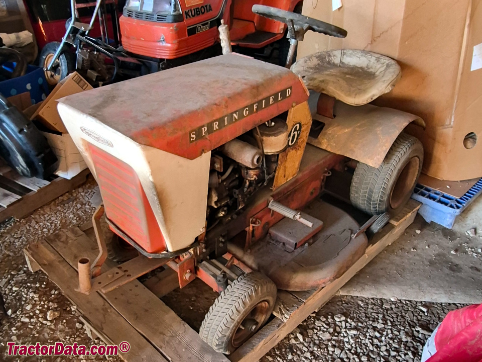 Springfield 66CTM garden tractor.