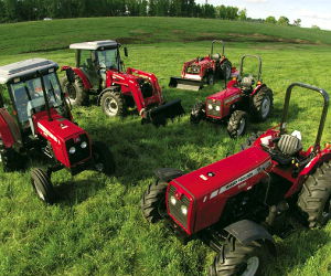 Massey Ferguson 500 utility series tractors.