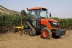 Kubota M8540 Power Krawler in orchard