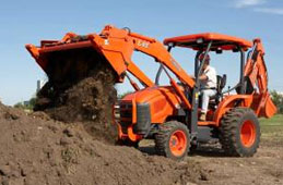 Kubota L45 tractor-loader-backhoe