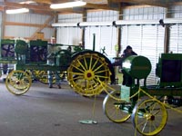 Three Waterloo Boy tractors