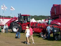 Case IH display at Farm Technology Days