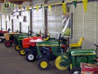 Vintage garden tractors