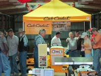 Cub Cadet 50th Anniversary display