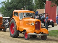 The first (serial number 1) Minneapolis-Moline model UDLX Comfort Cab tractor.