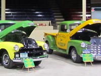 Vintage John Deere dealer pickups