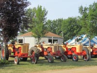 Case 30-series row-crop tractors.