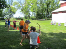 Archery is among the many activities provided by Three Rivers Parks during the show.