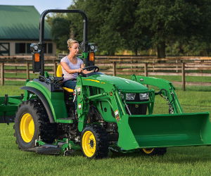 John Deere 2R compact utility tractor.