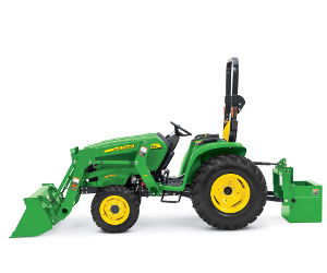 John Deere 3025E compact utility tractor.