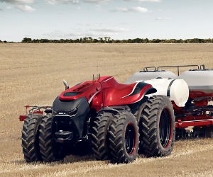 Case IH autonomous tractor.