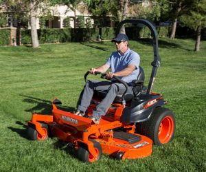 Kubota Z400 Series zero-turn commercial mower.