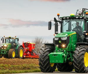 John Deere 6230R and 6250R tractors.