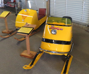 Ski-Doo Chalet and 370 snowmobiles from the 1960s.