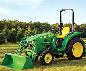 John Deere 3D series tractor.