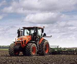 Kubota M8 series tractor.