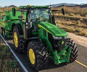 John Deere 7R310 tractor.