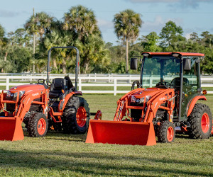 Kubota LX series compact tractors.