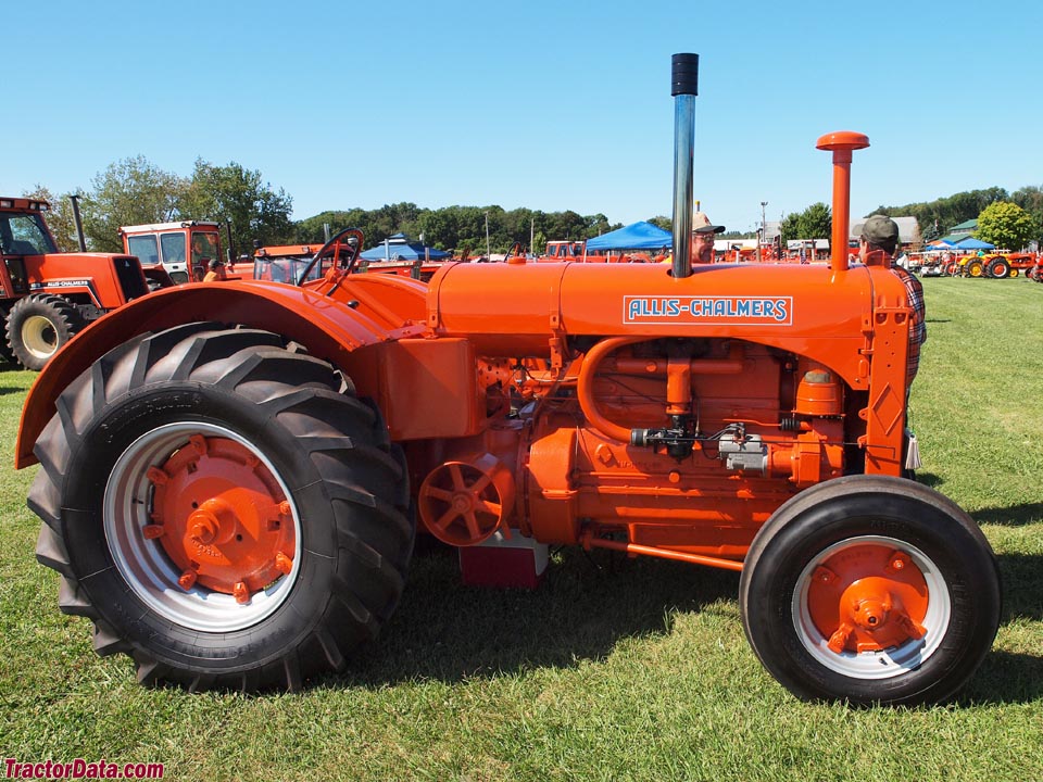 1938 Allis-Chalmers model A tractor, right side.