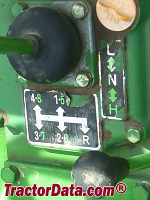 John Deere 950 transmission controls