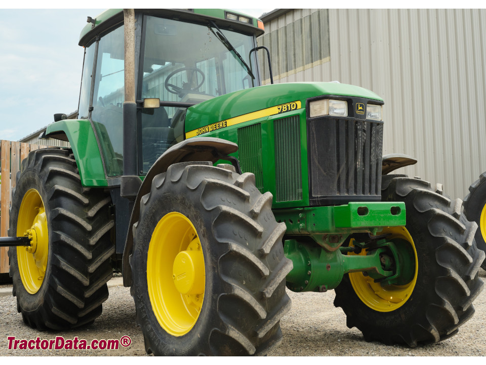 John Deere 7810 tractor.