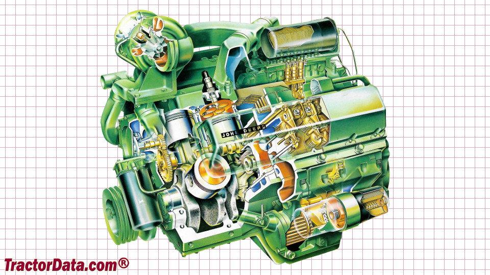 John Deere 8850 engine image