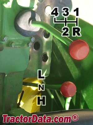 John Deere 750 transmission controls