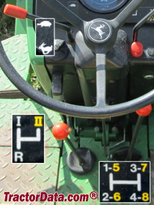 John Deere 2150 transmission controls