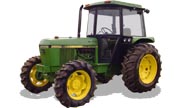 John Deere 2550 tractor photo