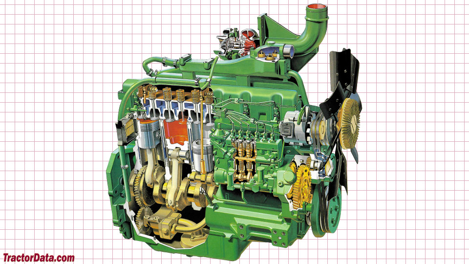 John Deere 4250 engine image