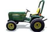 John Deere 855 tractor photo