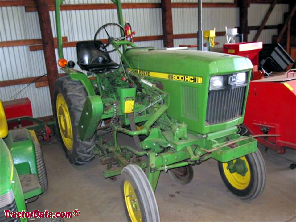 John Deere 900HC high-clearance tractor.