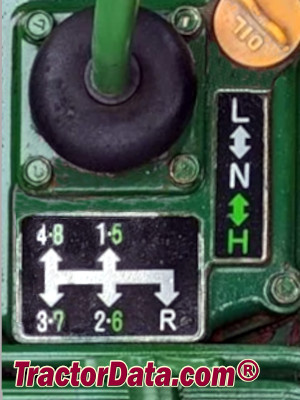 John Deere 900HC transmission controls