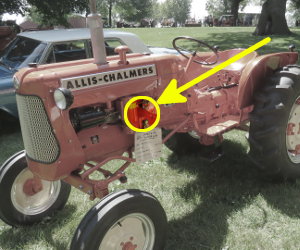 Allis Chalmers D10 serial number location