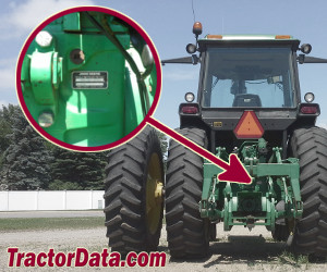 John Deere 4955 serial number location