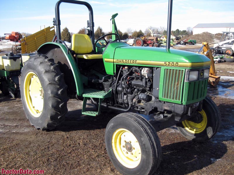 John Deere 5200, right side.