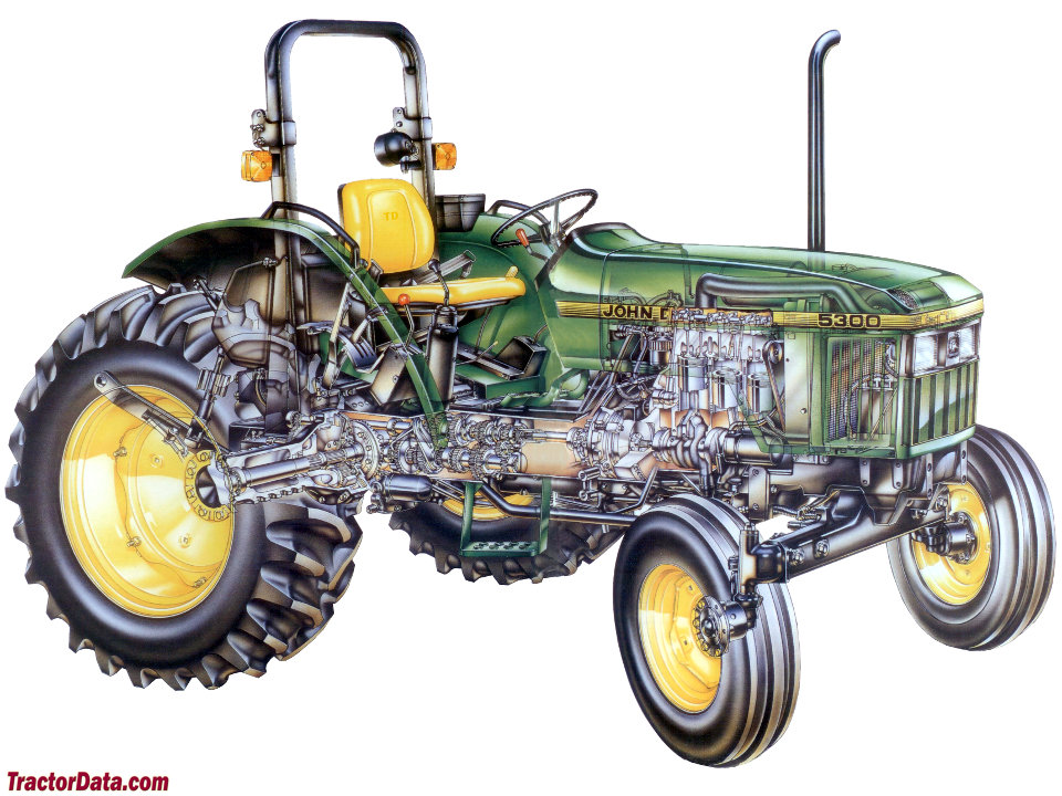 John Deere 5300 cutaway diagram.