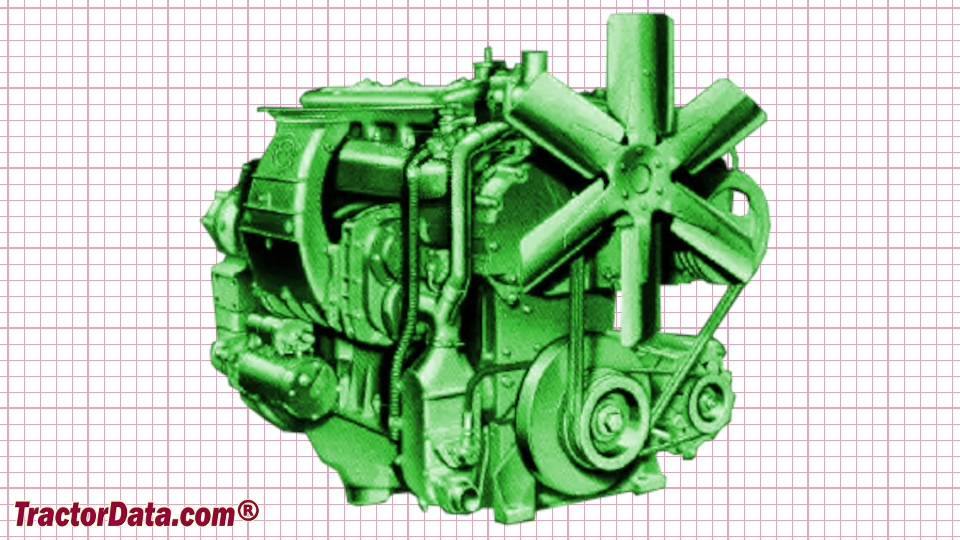 John Deere 8020 engine image