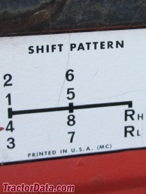 Allis Chalmers 190 transmission controls