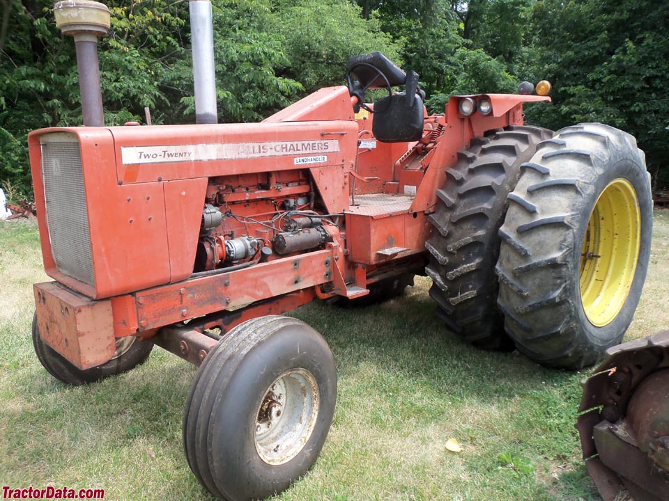 Allis-Chalmers 220 with two-wheel drive.