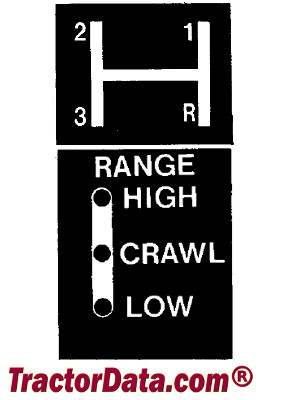 Allis Chalmers 5015 transmission controls